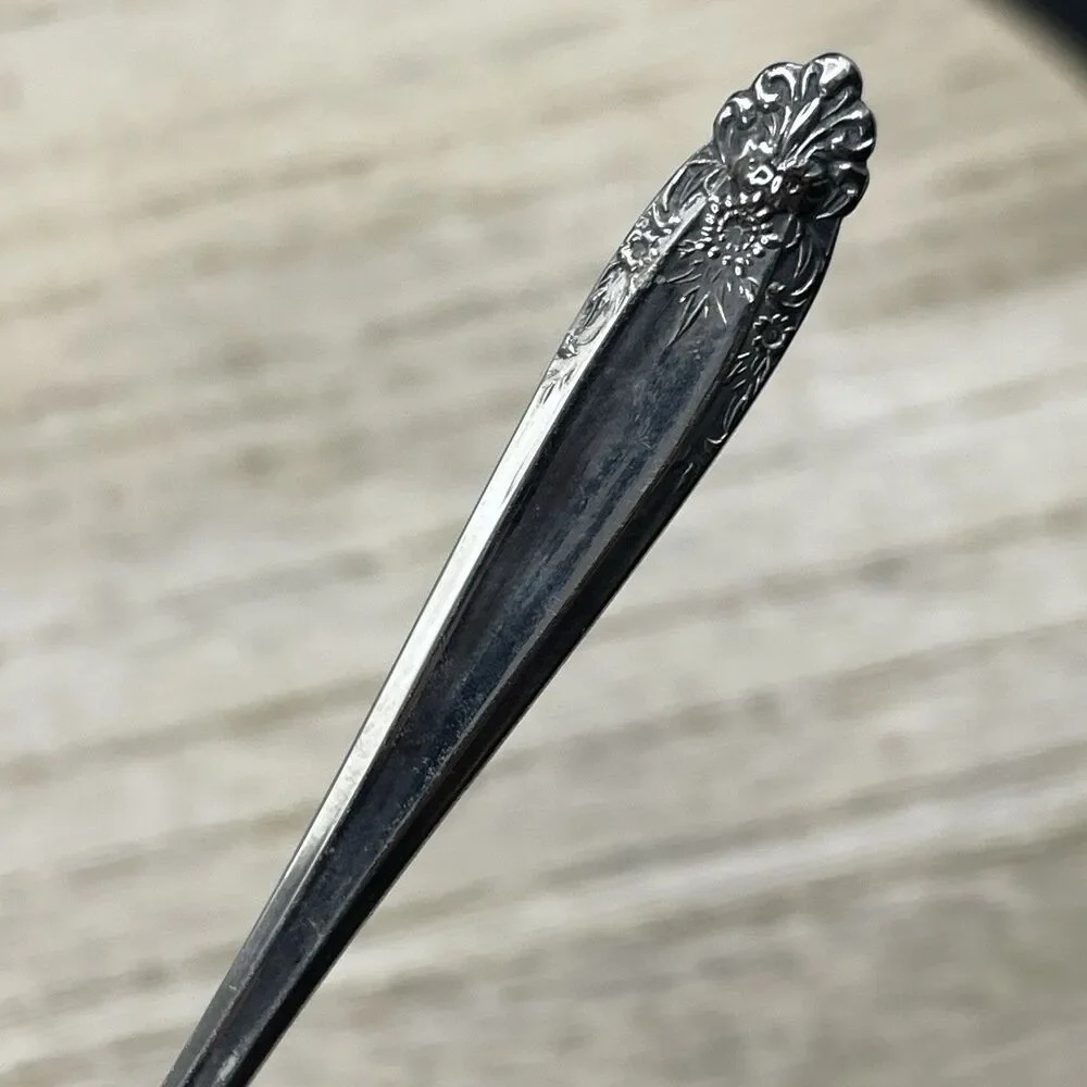 VTG ATQ Nickel Plated Japan Spoon Tarnished